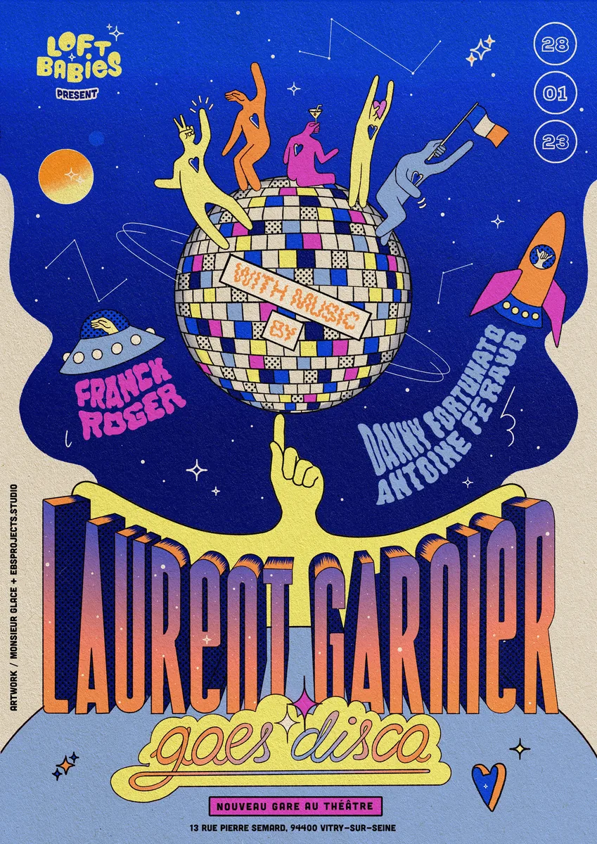 Affiche Laurent Garnier Goes Disco