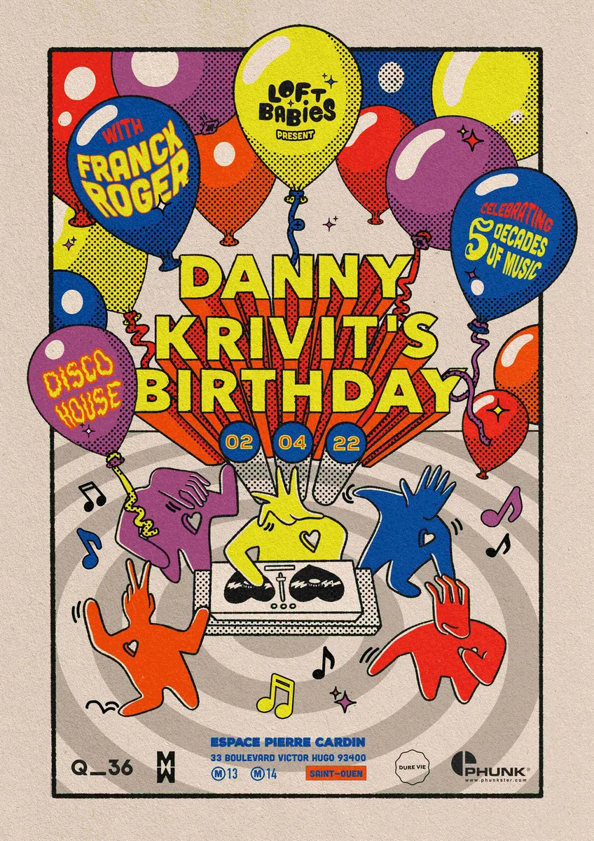 Affiche Danny Krivit's Birthday