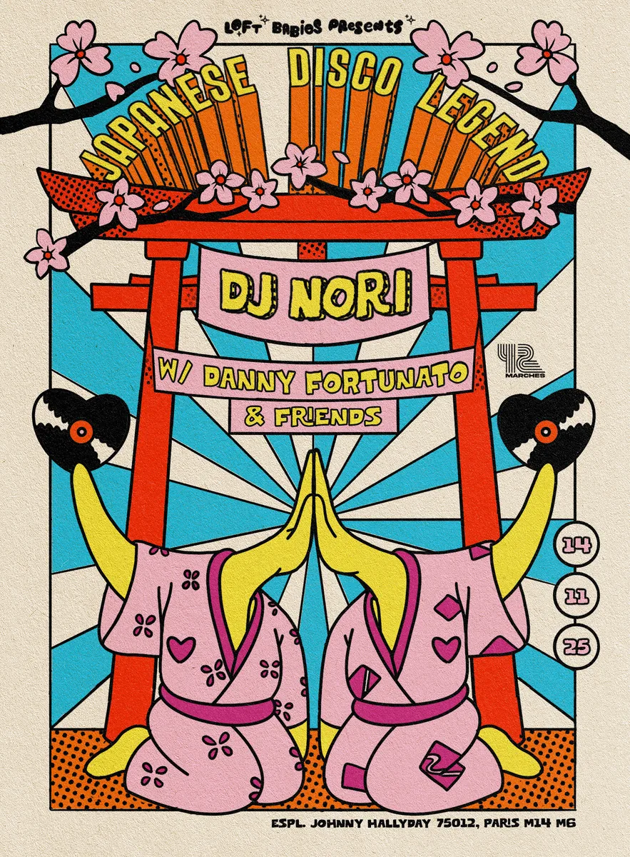 Affiche Japanese Disco Legend — DJ Nori