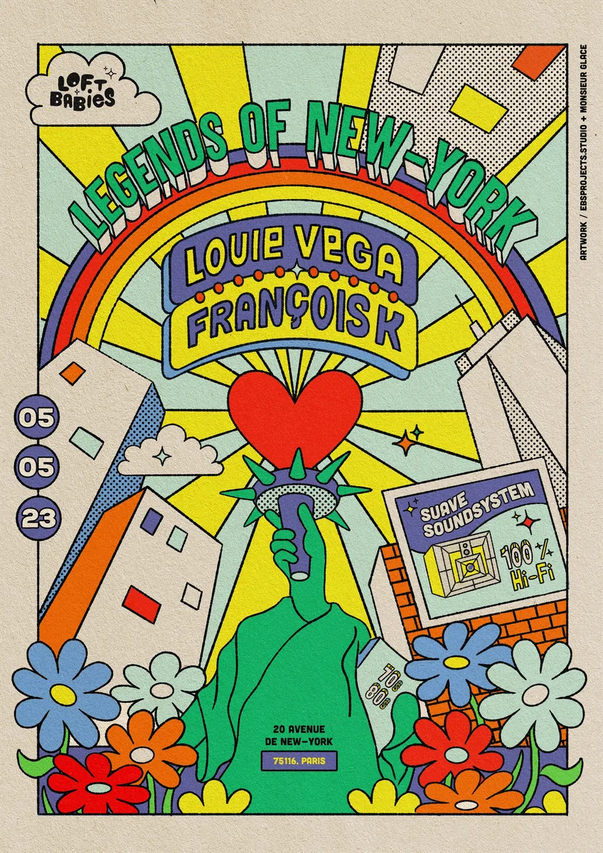 Affiche Legends of New-York — Louie Vega et François K